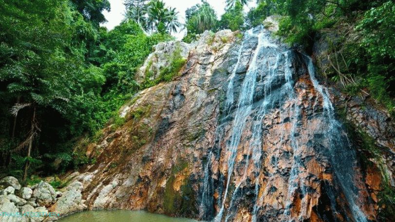 Waterfall 2 in Namuang Safari Park Samui