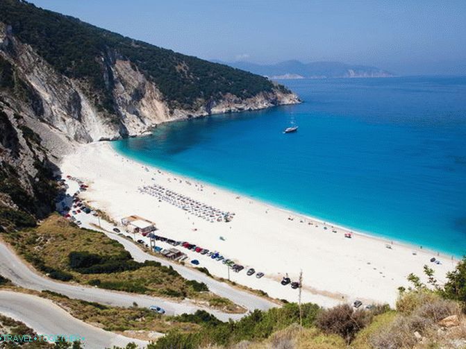 Myrtos beach on Kefalonia photo