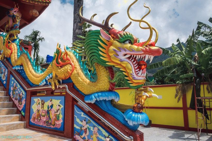 Chinese temple on Kata beach is a small pleasant find