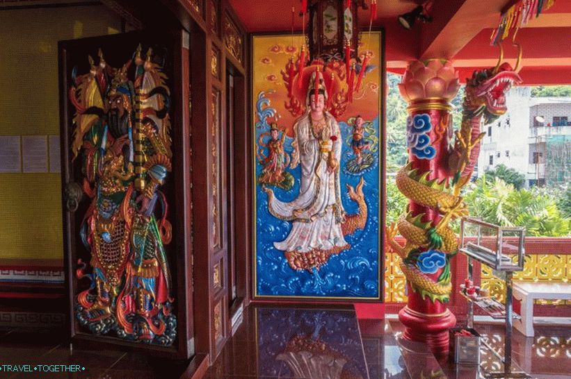 Chinese temple on Kata beach is a small pleasant find