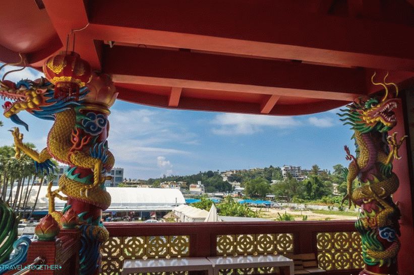 Chinese temple on Kata beach is a small pleasant find