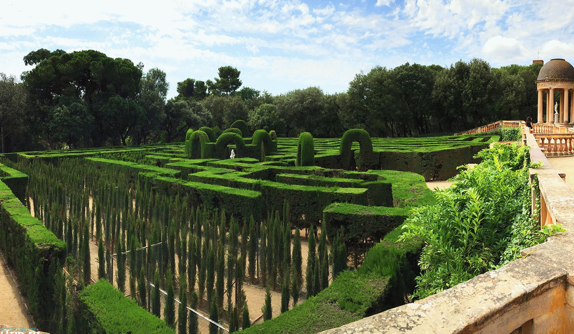 Labyrinth of Horta in Barcelona
