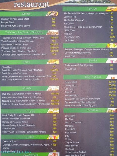 Koh Raham on Phangan - authentic restaurant of marine litter