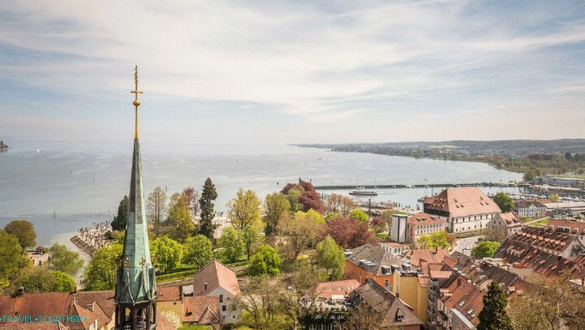 View of Lake Constance from the Tower of Munster
