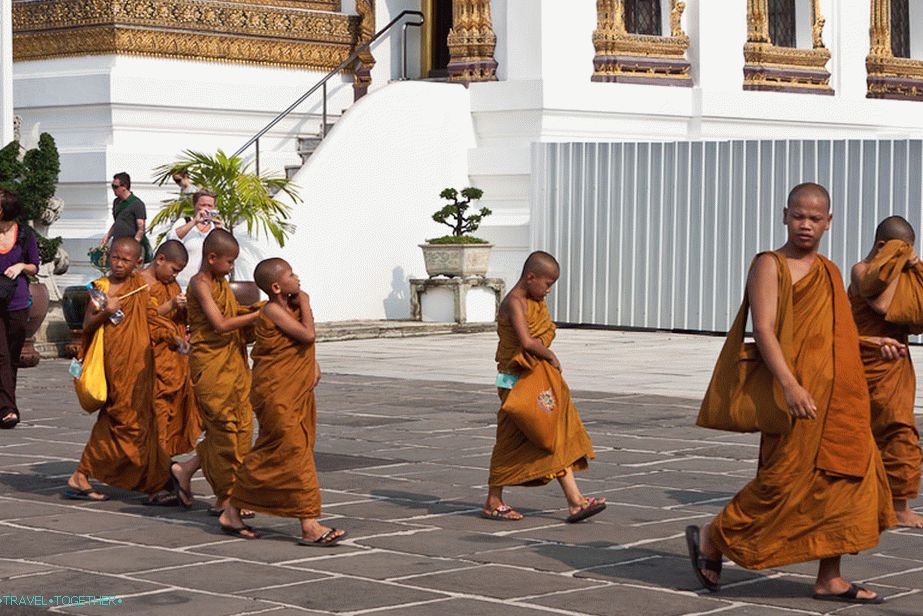 Monks on a tour