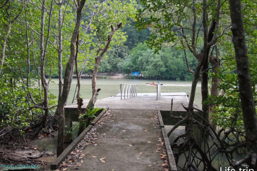 And its completion is a dead end by the river