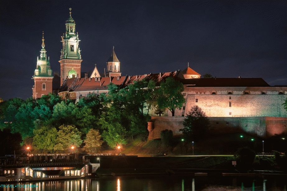 View of the Wawel from the bank of the Vistula, Krakow