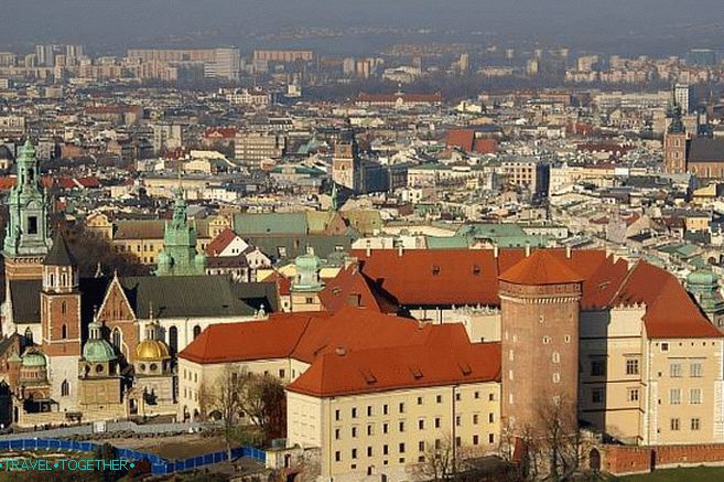Panorama of Krakow