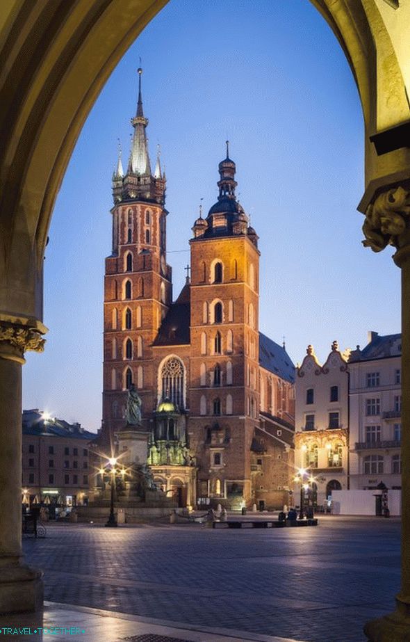 Maryatsky church in Krakow