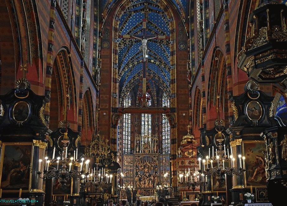 The interior of St. Mary's Church