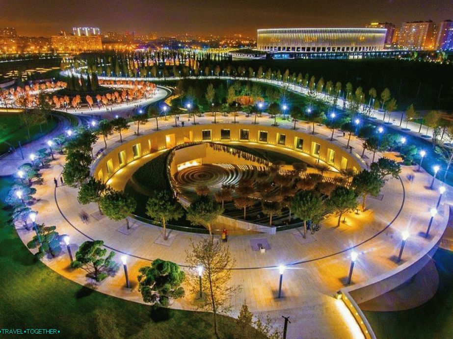 Park at the stadium of FC