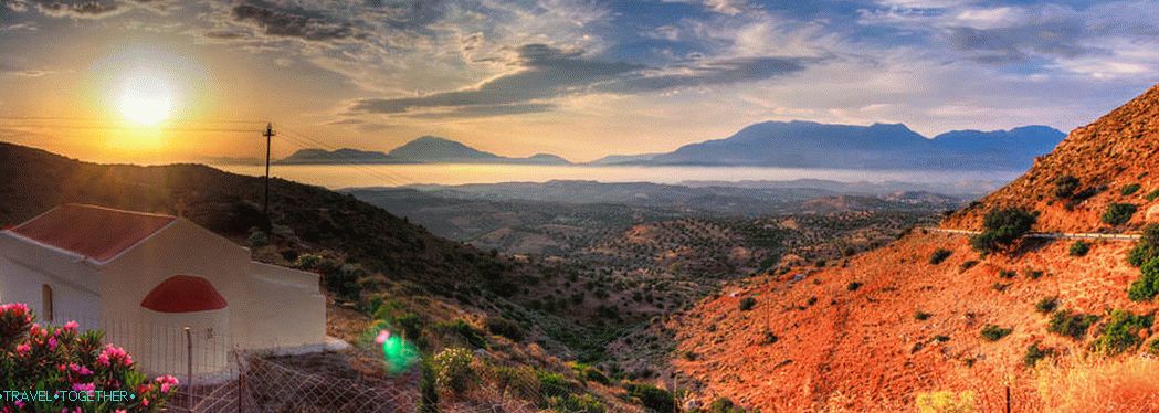 Warm Sunset on Crete