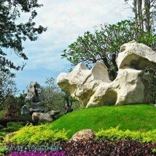 Park of million-year stones in Pattaya