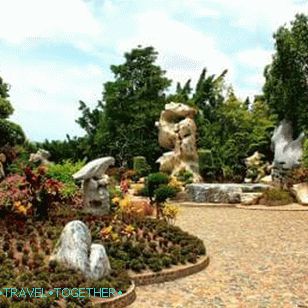 Park of million-year stones in Pattaya