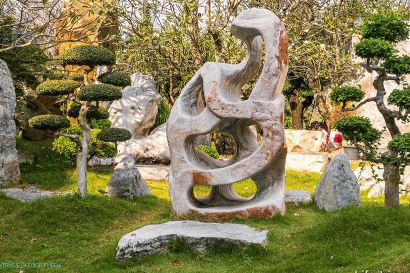 Garden of million-year stones