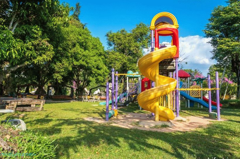 Children's playground in the park