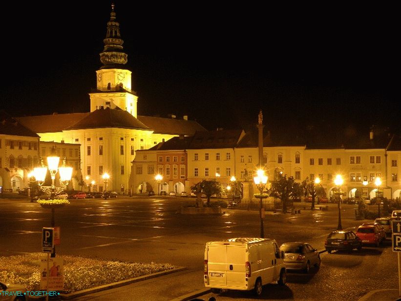The historical center of Kroměříž
