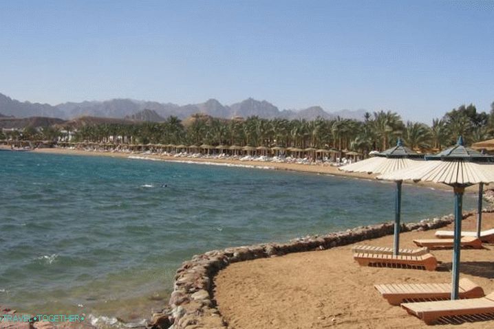 The beaches of Sharm el-Sheikh