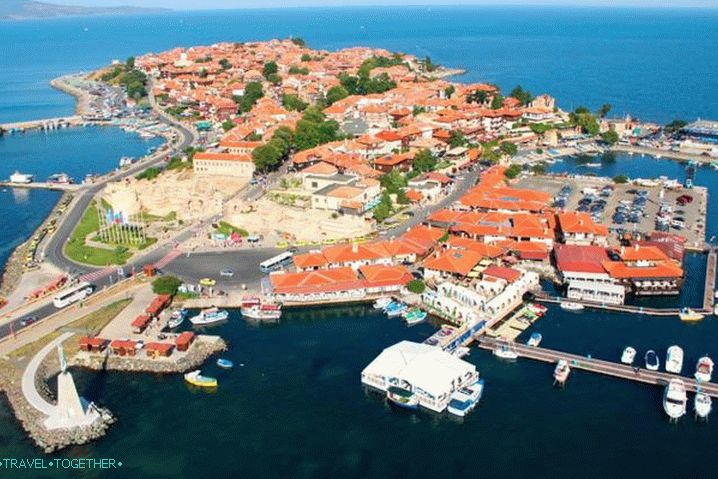 Bulgaria, Many stone houses with a tiled roof