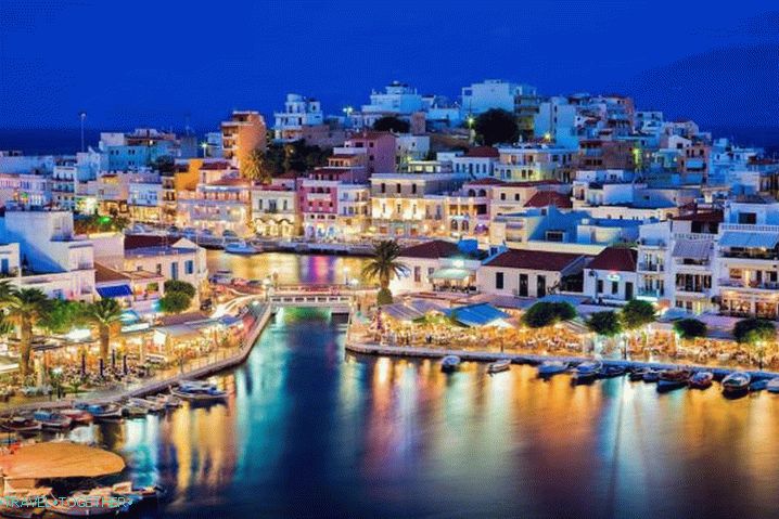 Greece, Crete's Night Lights