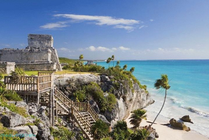 Mexico, go on an excursion to one of the ancient cities of the Maya, such as the city of Kunkun on the coast