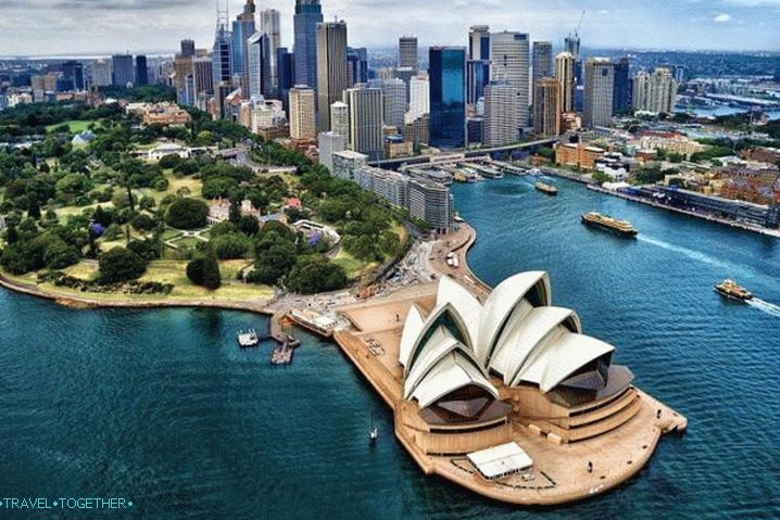 Australia, the famous Opera House in Sydney
