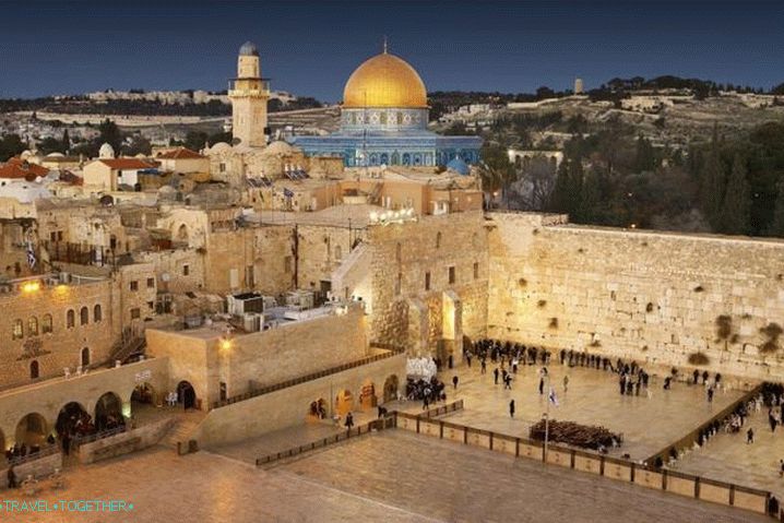 Israel, the famous Wailing Wall, a sacred place for believers