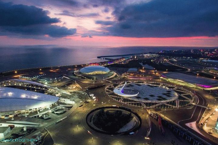 Rest on the Black Sea, Sochi, Olimpiskaya Embankment