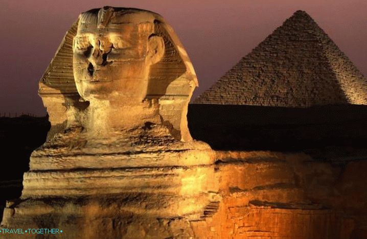 Egypt, Replaced Sphinx and the Pyramids