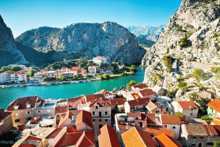 Croatia, a city in the mountains