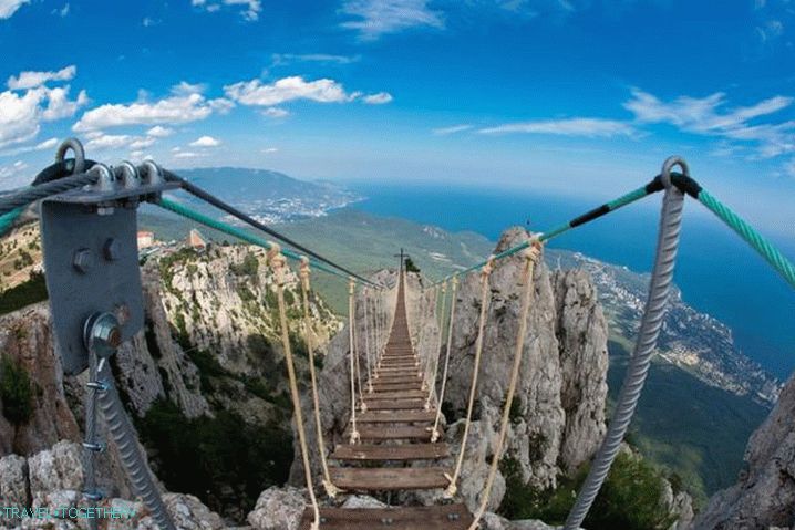 Crimea, climbing Mount Ai-Petri