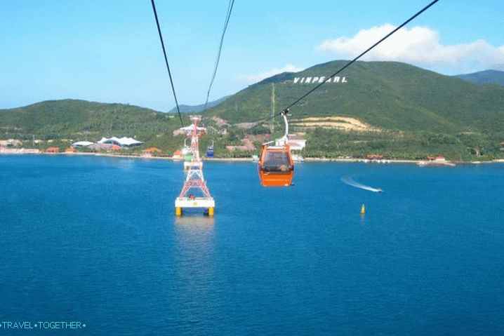 Vietnam, the Cable Car to Hon Che Island - the longest in the world