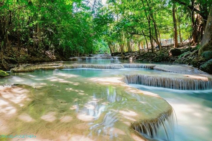 Thailand, Erawan Waterfalls Park