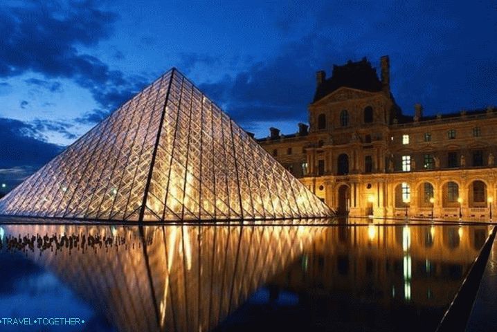 France, the Louvre - one of the largest museums in the world