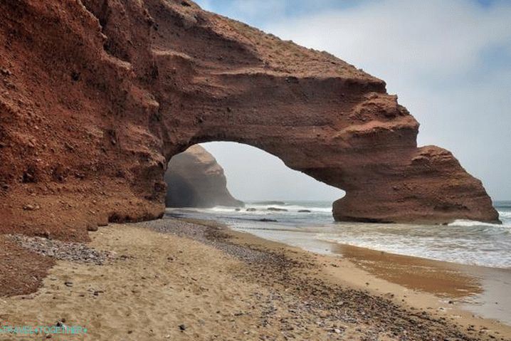 Morocco, Lezgir Beach in the vicinity of the resort of Agadir