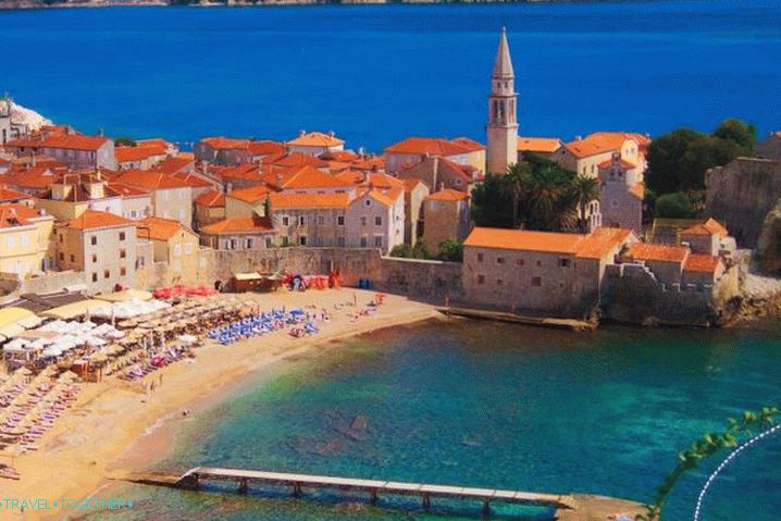 Montenegro, Bay of resort Budva