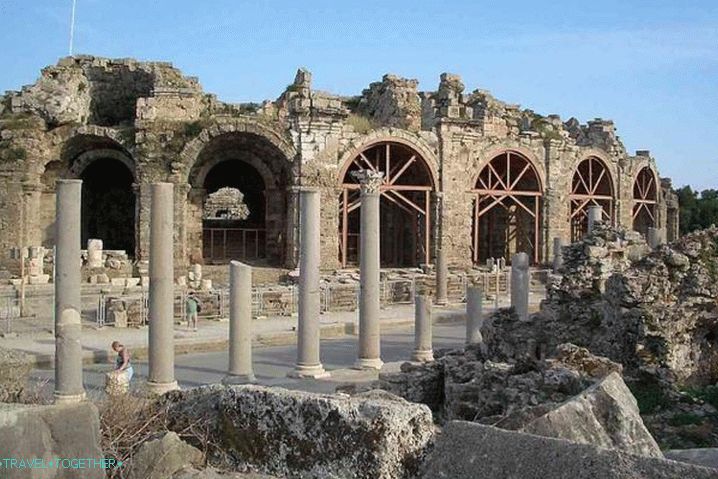 Turkey, Antique Theater in Side