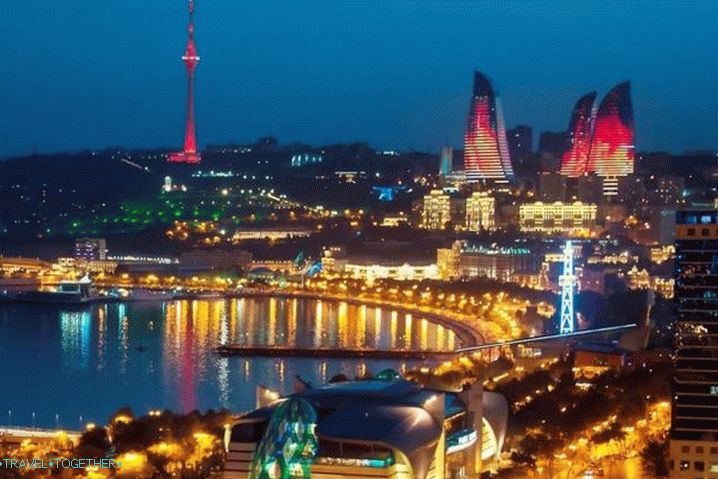 Azerbaijan, Baku Night