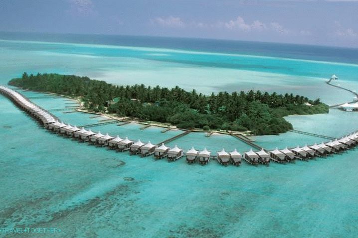 Maldives; Only 1 hotel and resort is located on each island