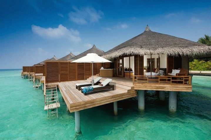 Maldives; Most hotels offer luxury bungalows