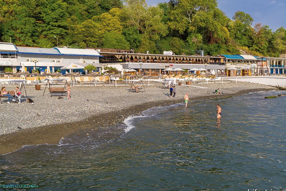 Central Beach in Sochi
