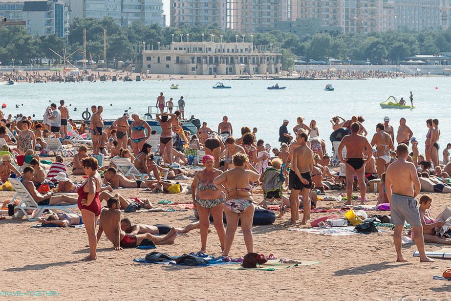 Central beach of Gelendzhik