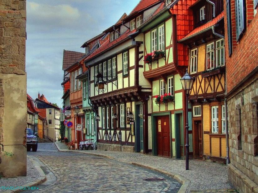 On the streets of Quedlinburg