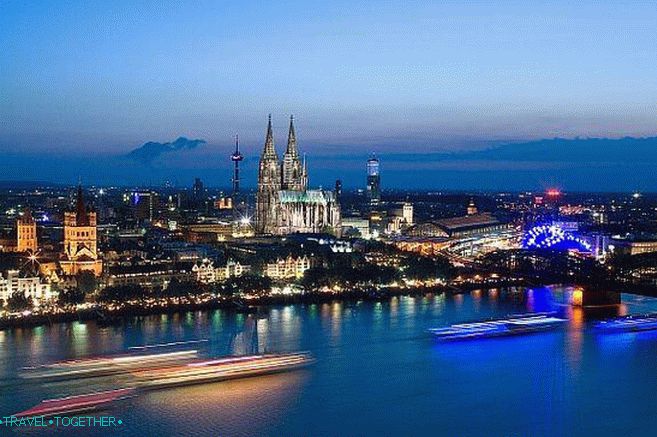 Cologne - view of the Rhine