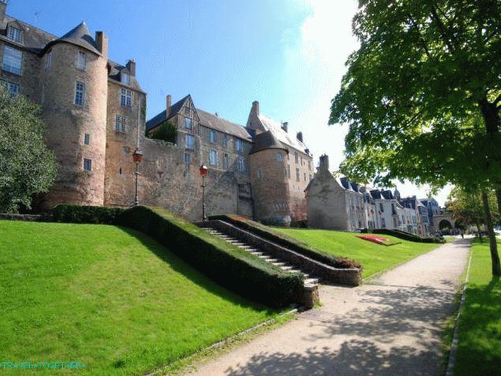 The historic center of Le Mans