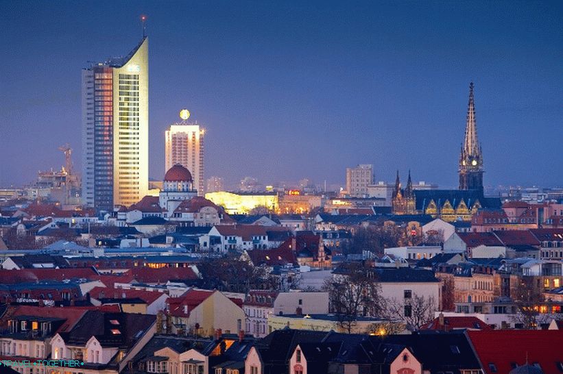 Panorama of Leipzig