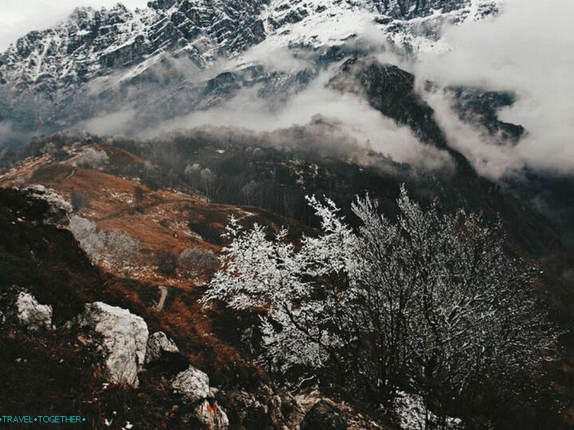 Foothills of the Alps in Lecco