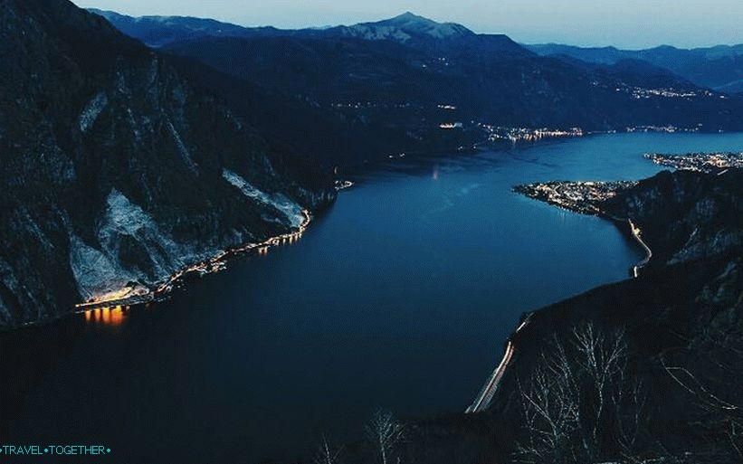 Panorama Como in the vicinity of Lecco