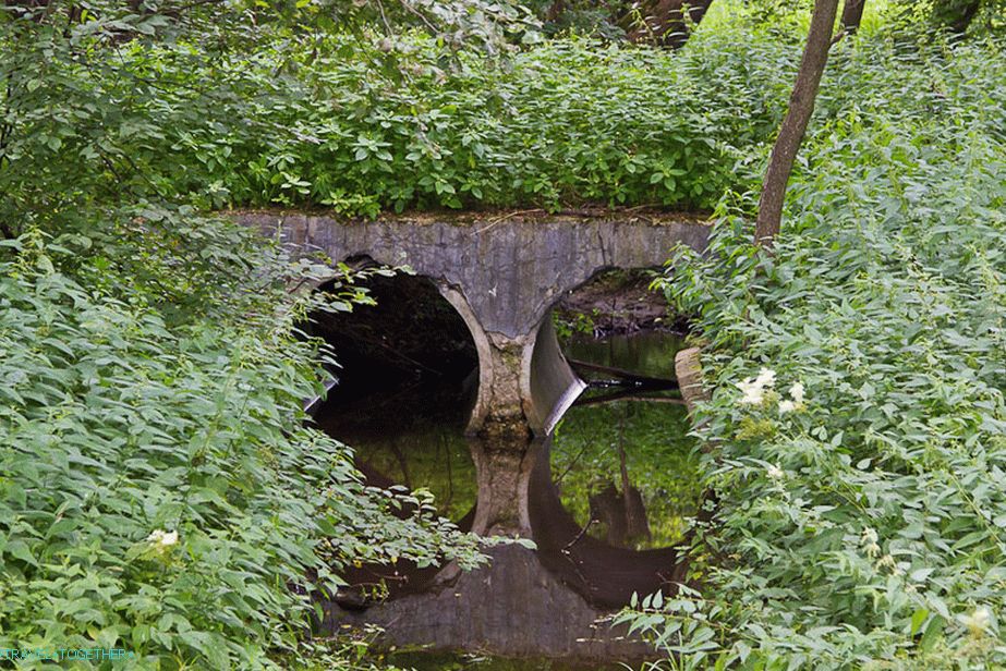In the ravine flows the river Turovka