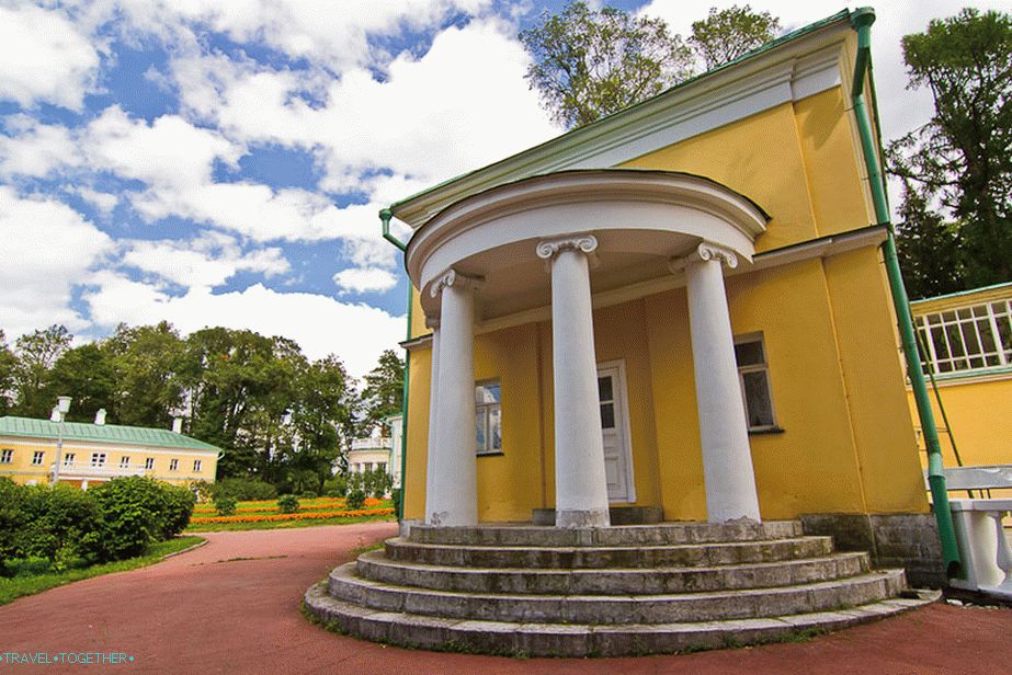 Outhouse to the right of the main house